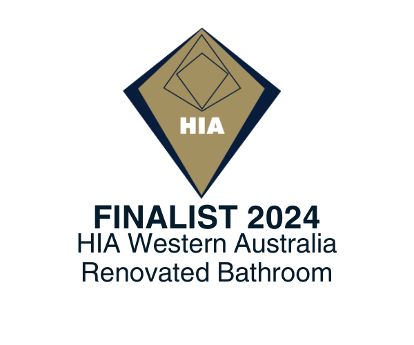 HIA Finalist 2024 - HIA Western Australia Renovated Bathroom.